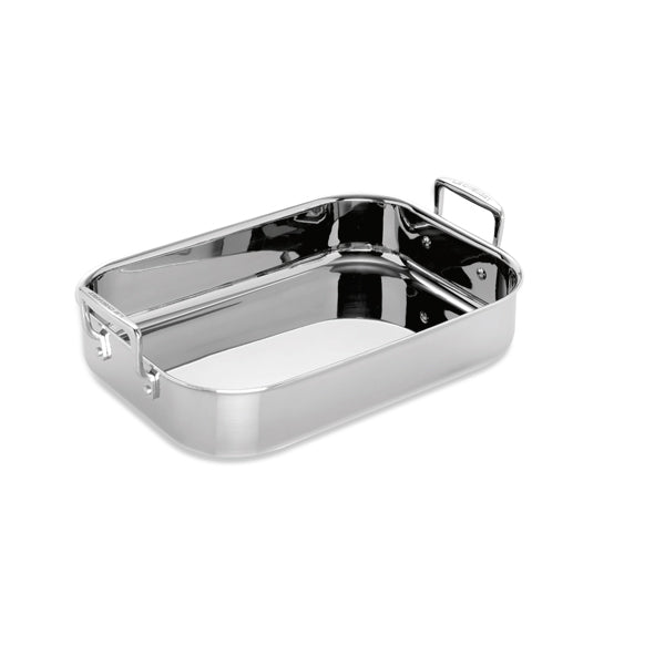 Plat à rôtir rectangulaire inox 35 cm Le Creuset