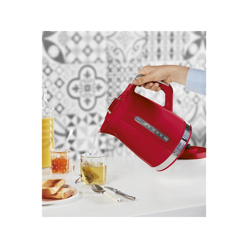 Bouilloire 1.7 L Rouge - Soleil - By320510 Moulinex