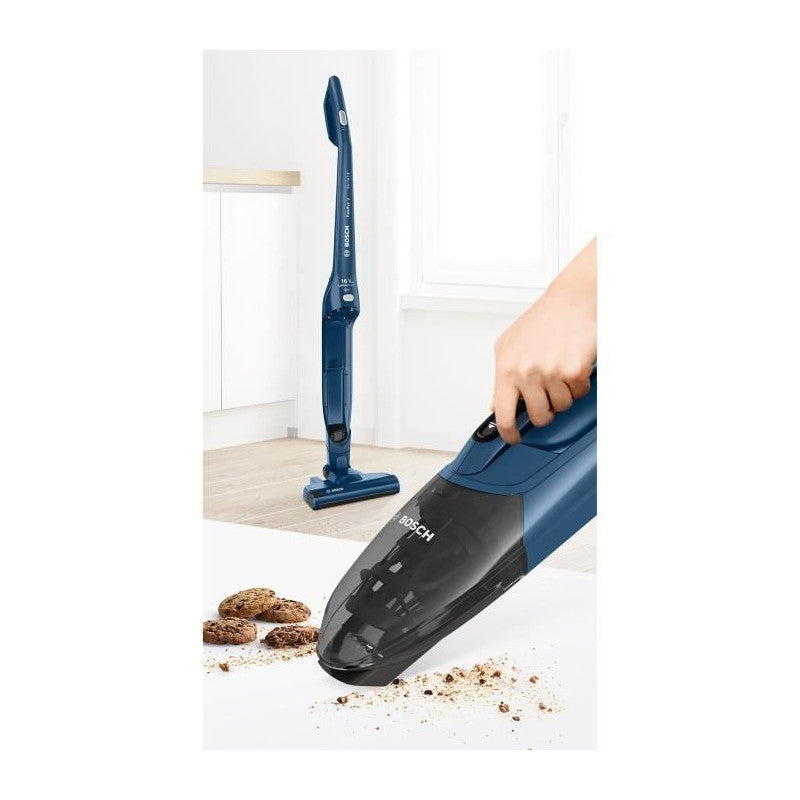 Aspirateur Balai Sans Fil -   Bbhf216 - 16 V Max. - Batterie Lithium - 36 Min - Aspirateur De Table Intégré - Bleu Bosch