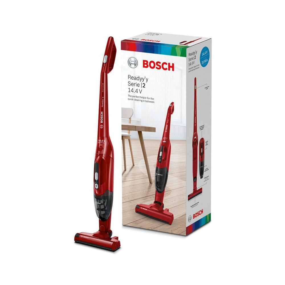 Aspirateur Balai Sans Fil -   Bbhf214r - 14,4 V - 400 Ml - Aspirateur De Table Intégré - Rouge Bosch