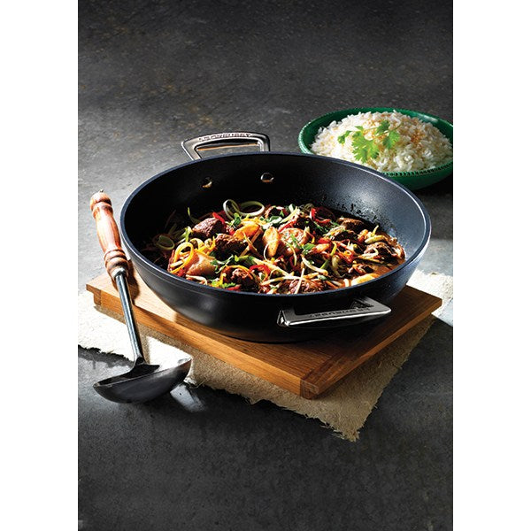 Sauteuse provençale et couvercle Les Forgées 30 cm Le Creuset