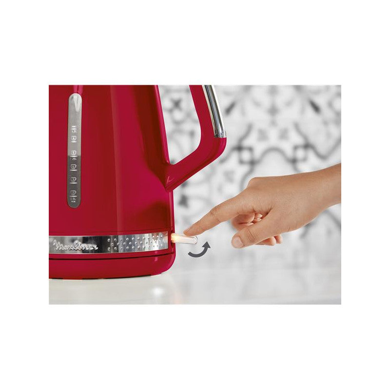 Bouilloire 1.7 L Rouge - Soleil - By320510 Moulinex