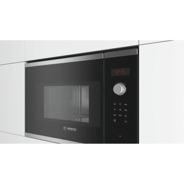 Micro-ondes Simple Encastrable - Bosch Ser4 - Bfl523ms1f - Inox - 20 L Bosch