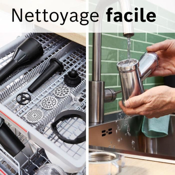 Hachoir Electrique  A Viande - Bosch - Mfws420w Série 4 - Blanc - 500 Bosch