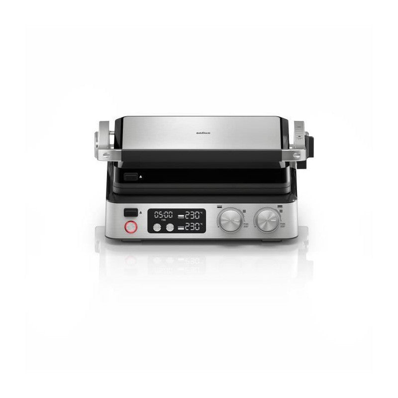 Grill Multifonctions -   - Multi Grill 7 - 2000 W - 3 Positions De Chauffe - Noir/acier Braun