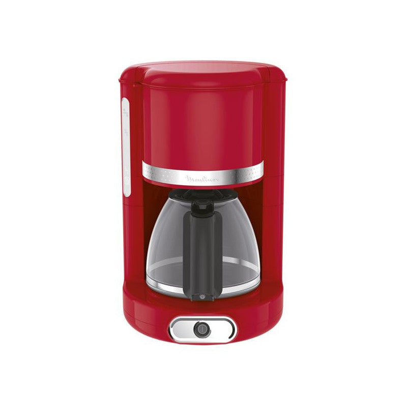 Cafetiere Soleil 1000w 10-15t Retro Rouge   - Fg381510 Moulinex