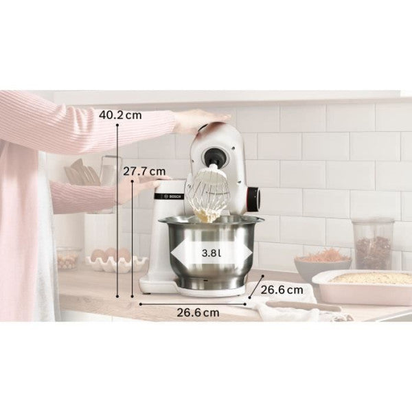 Robot Pâtissier -   - Mums2ew00e Serie 2 - 700 W - 4 Vitesses - Blanc Bosch
