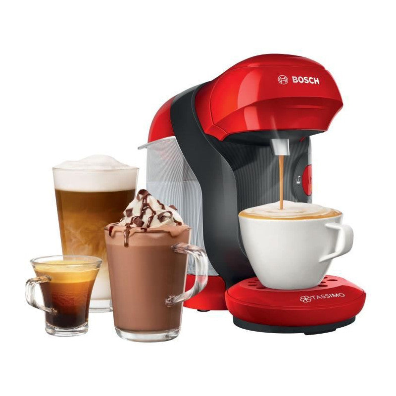 Machine Multi-boissons   - Tas1103 - Tassimo - Rouge Bosch