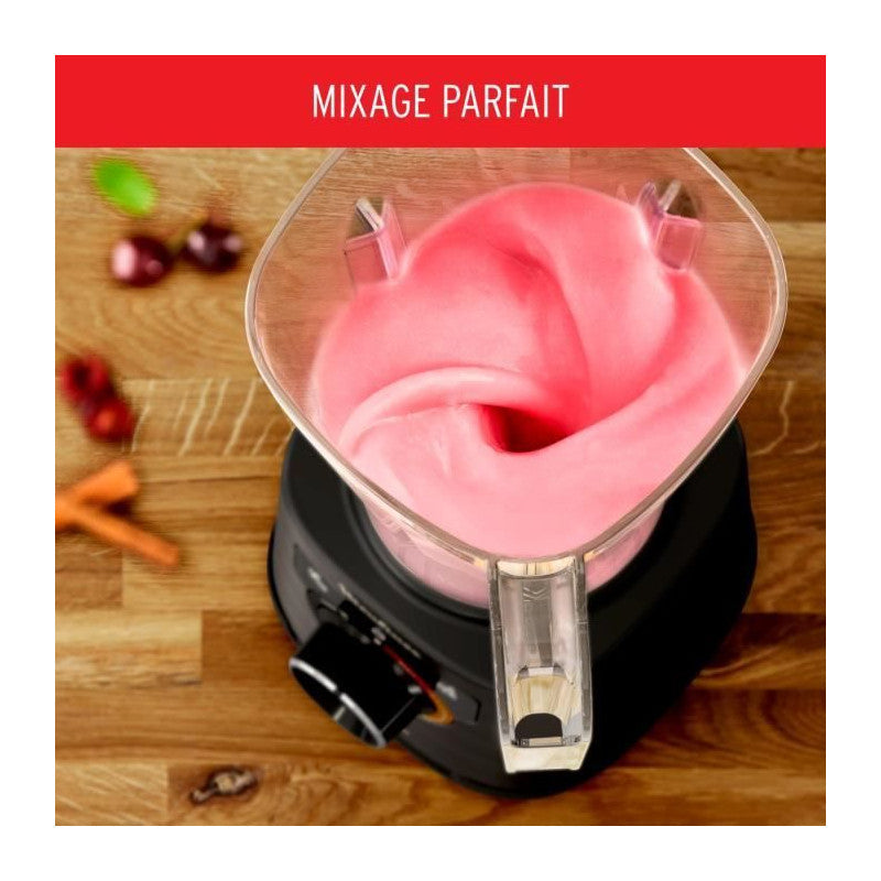 Moulinex blender, bol léger incassable 2 l, mixeur haute vitesse, lames powelix life, nettoyage facile, perfectmix Moulinex