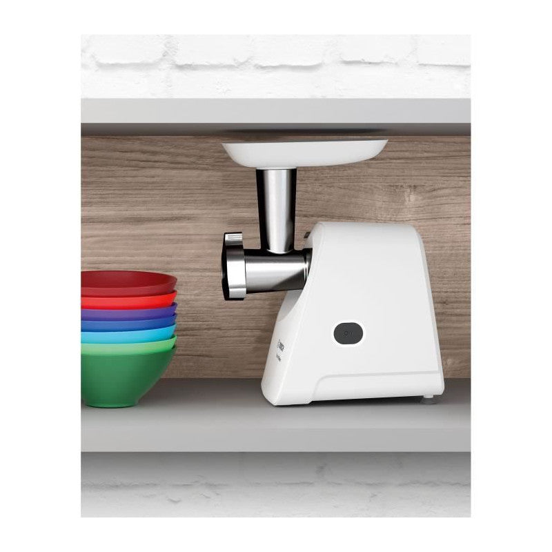 Hachoir A Viande -   - Mfw2514w Smartpower - Blanc - Moteur Bloqué 1500 W - 1,7 Kg/mn - 2 Grilles De Hachoir - Râpeur/émi Bosch