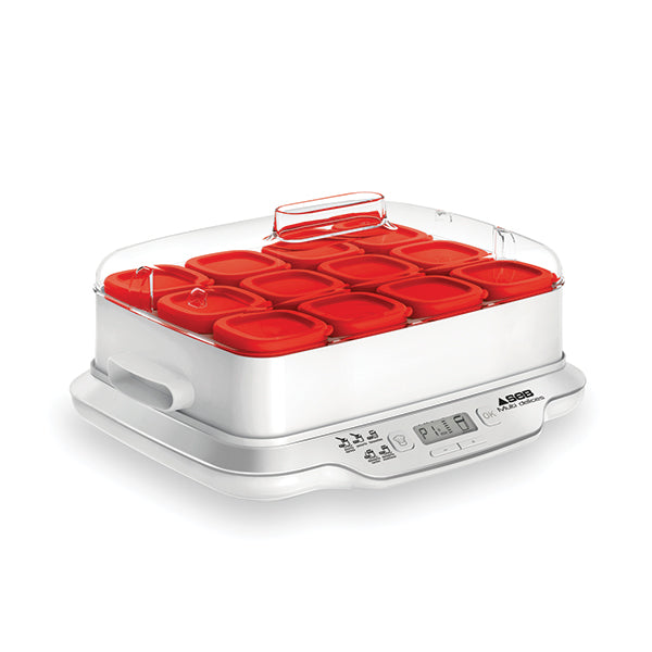 Yaourtière multi délices express 12 pots rouge YG661500 Seb