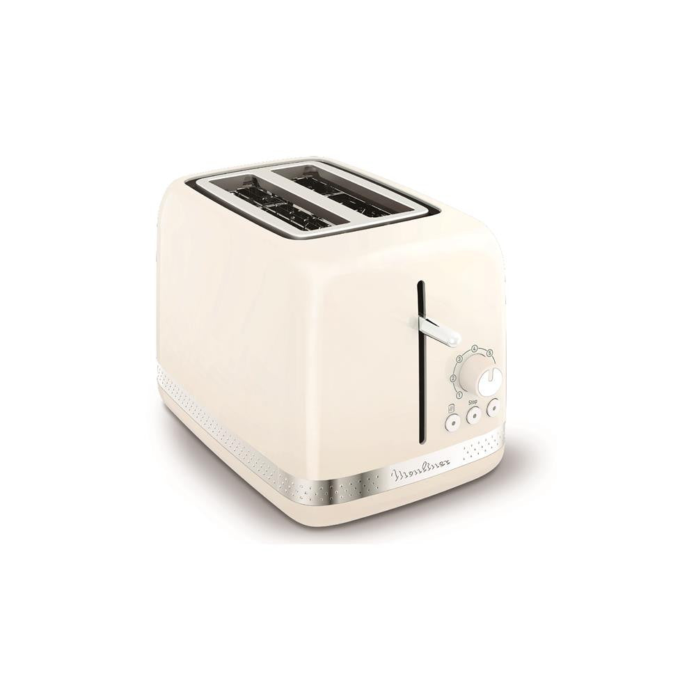 Toaster 2 Tranches 850w Design Annee 50 Ivoire   - Lt300a10 Moulinex