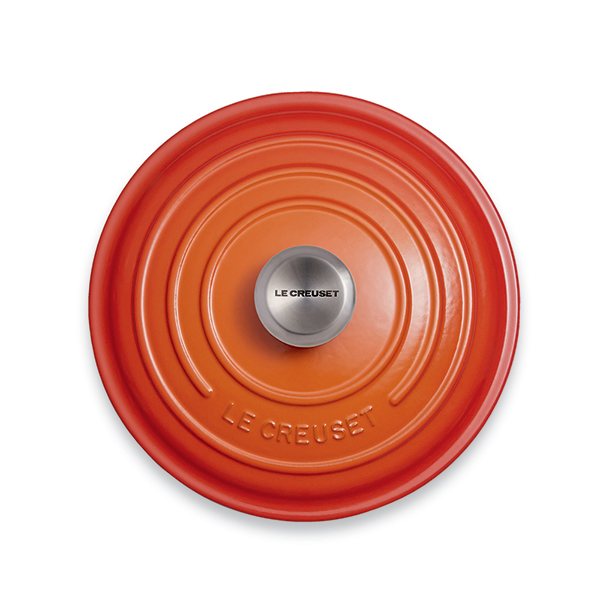 Cocotte fonte rond 26 cm volcanique Le Creuset