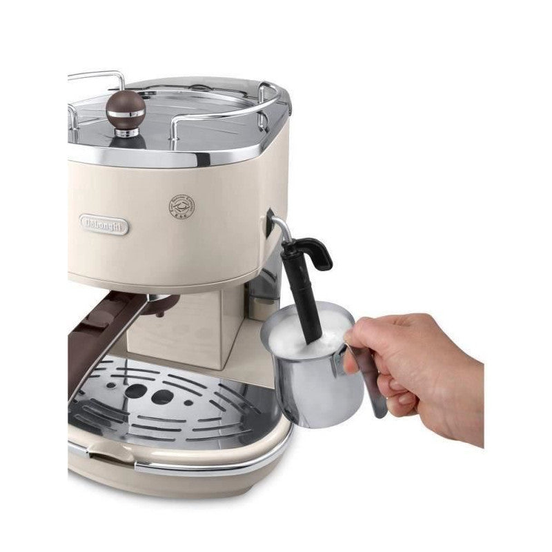 Ecov 310.bg Machine Expresso Classique Icona Vintage - Beige Delonghi