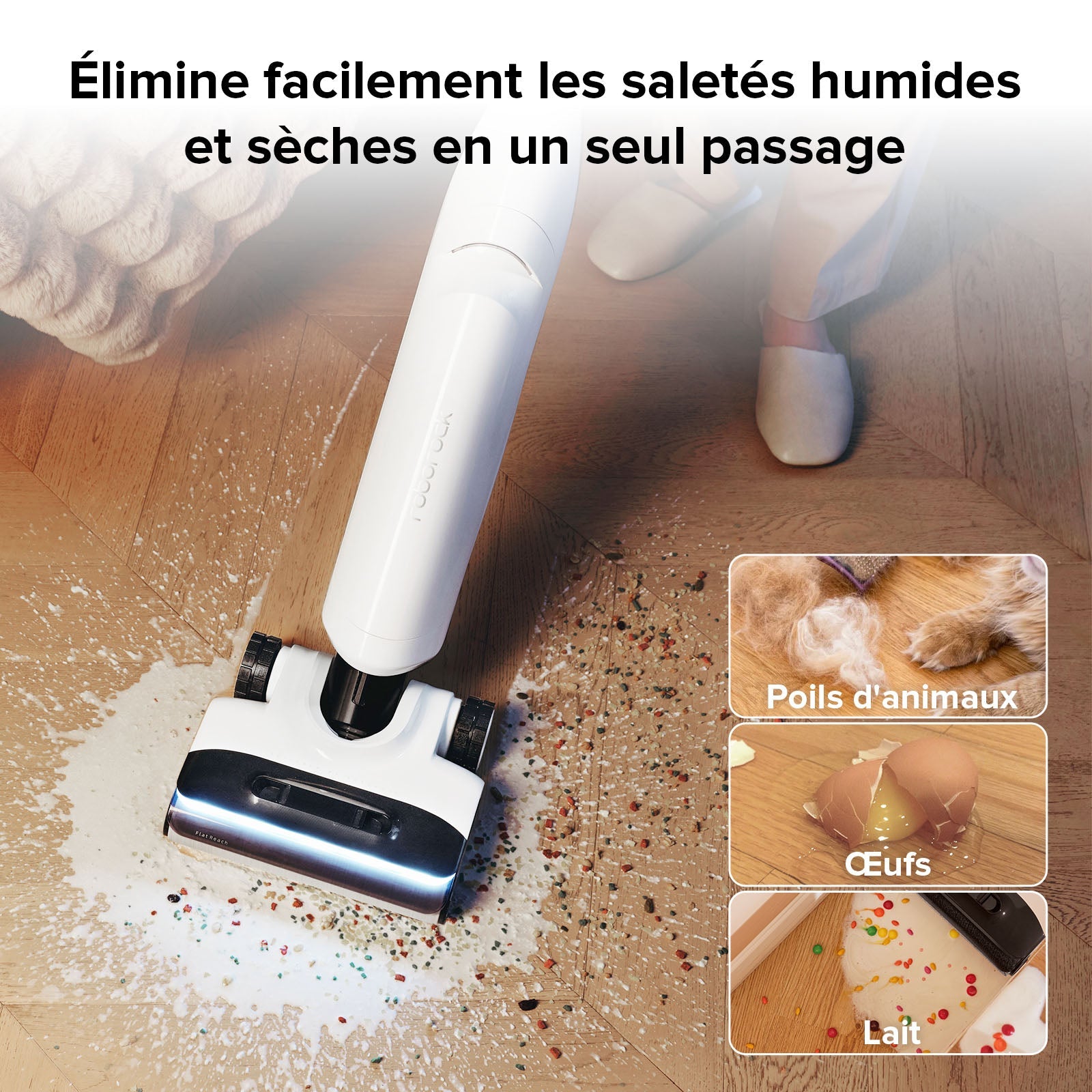 Aspirateur laveur Roborock Flexi