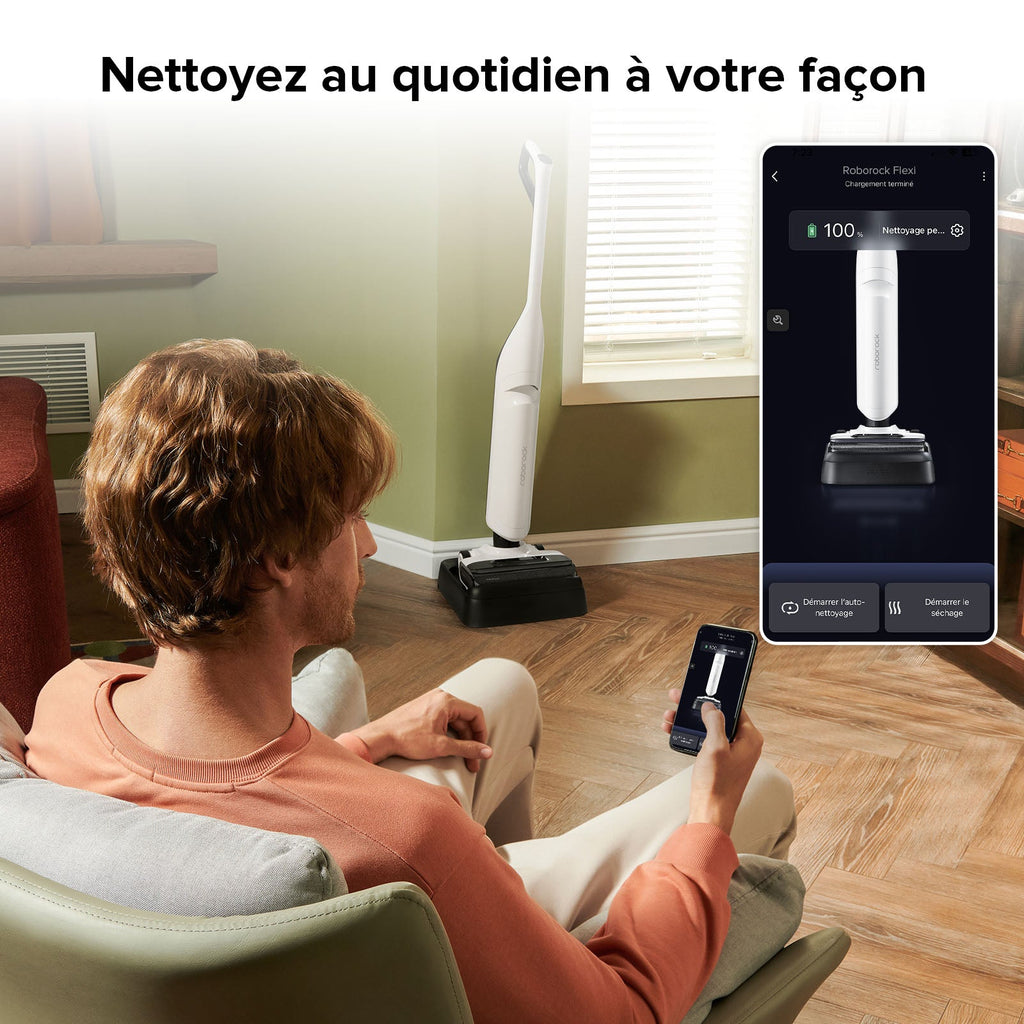 Aspirateur laveur Roborock Flexi