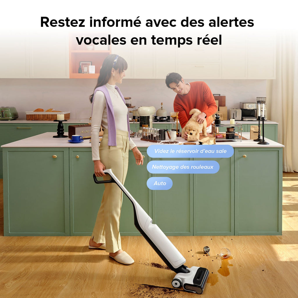 Aspirateur laveur Roborock Flexi