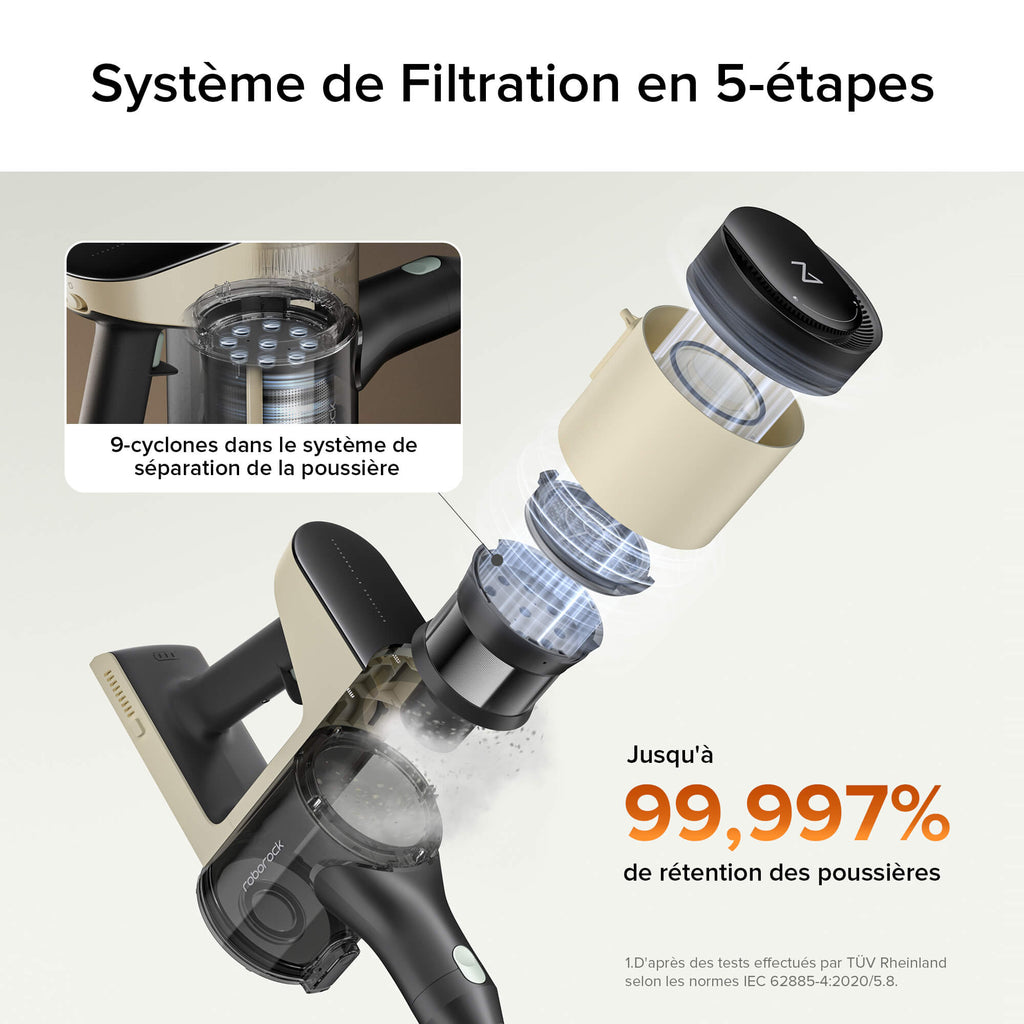 Roborock H5 Aspirateur balai sans fil