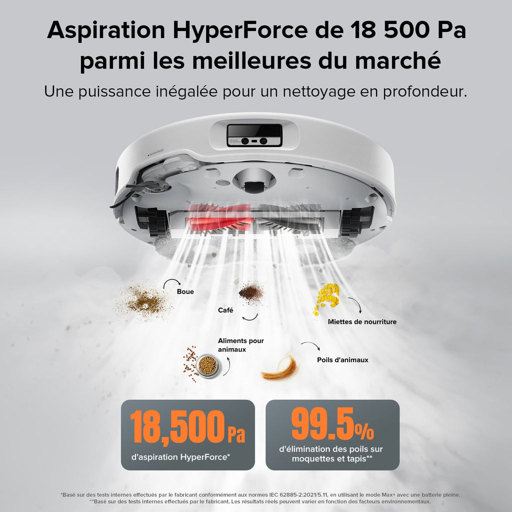 Roborock Qrevo Edge robot aspirateur laveur avec station d’accueil multifonctionnelle 3.0