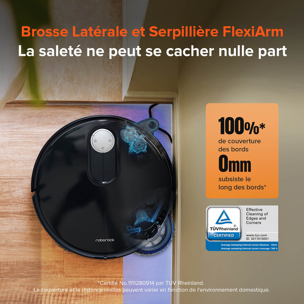 Roborock Qrevo Slim robot aspirateur laveur avec Système autonome StarSight™