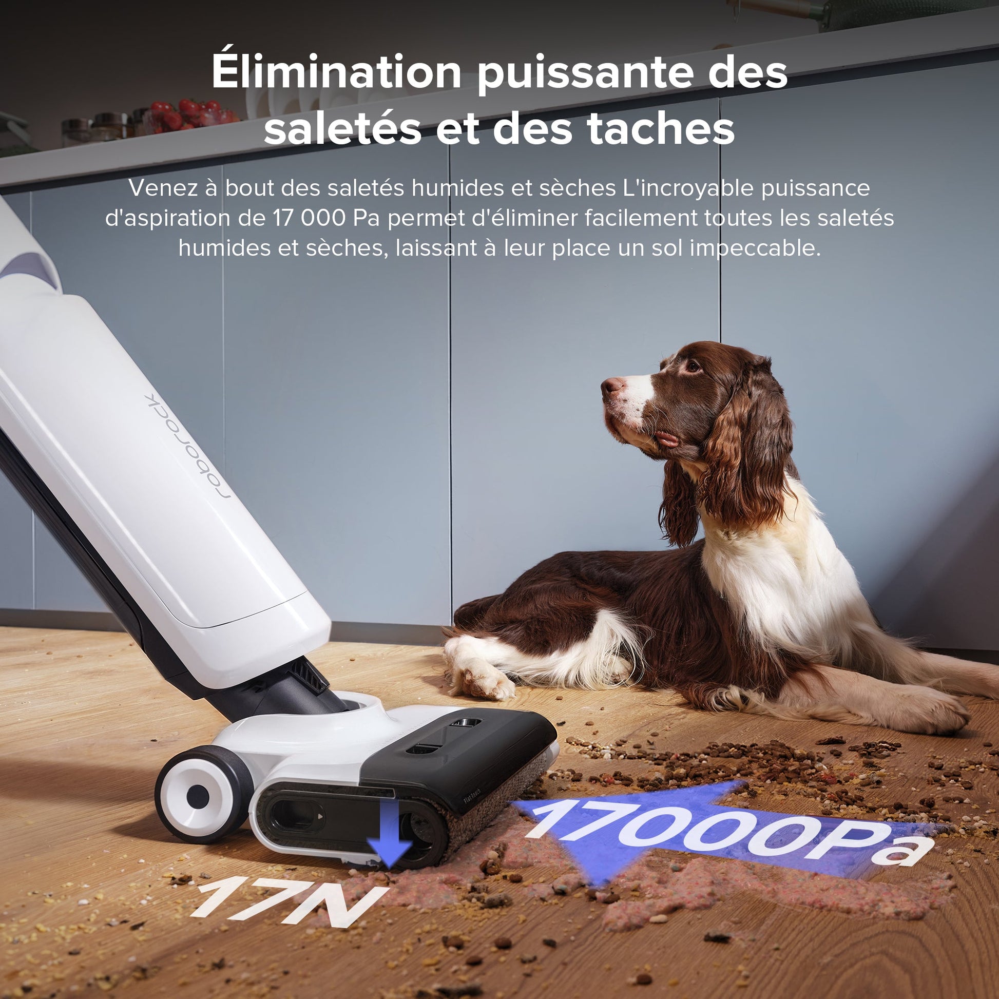 Roborock Flexi Lite aspirateur laveur sans fil sec et humide