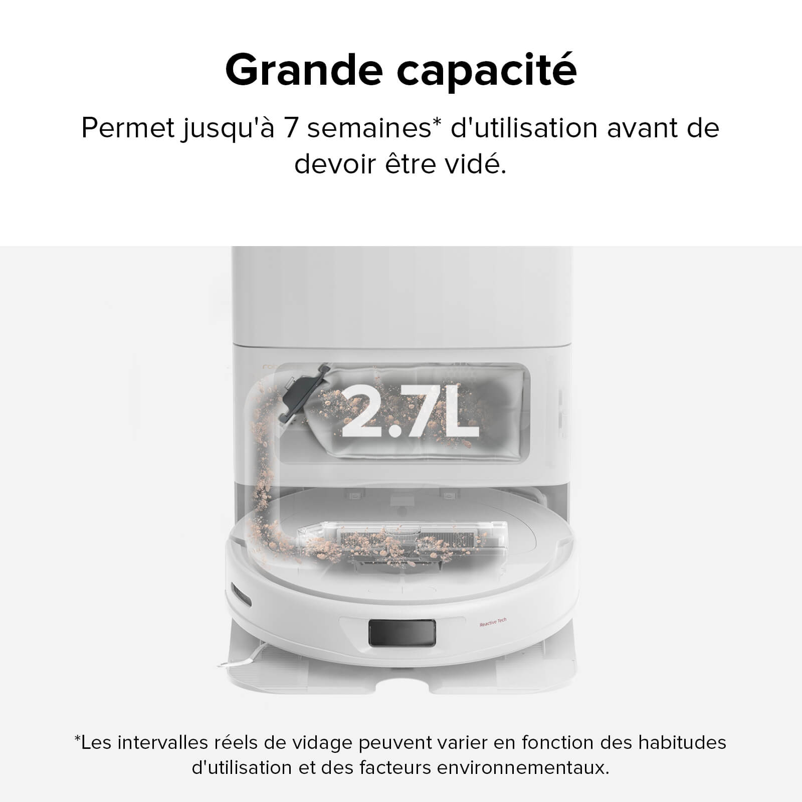 Roborock programme de points sac à poussière x6 pour série Qrevo, série Saros, série QV, série Q10, série Q7, S8 MaxV Ultra, S8 Max Ultra