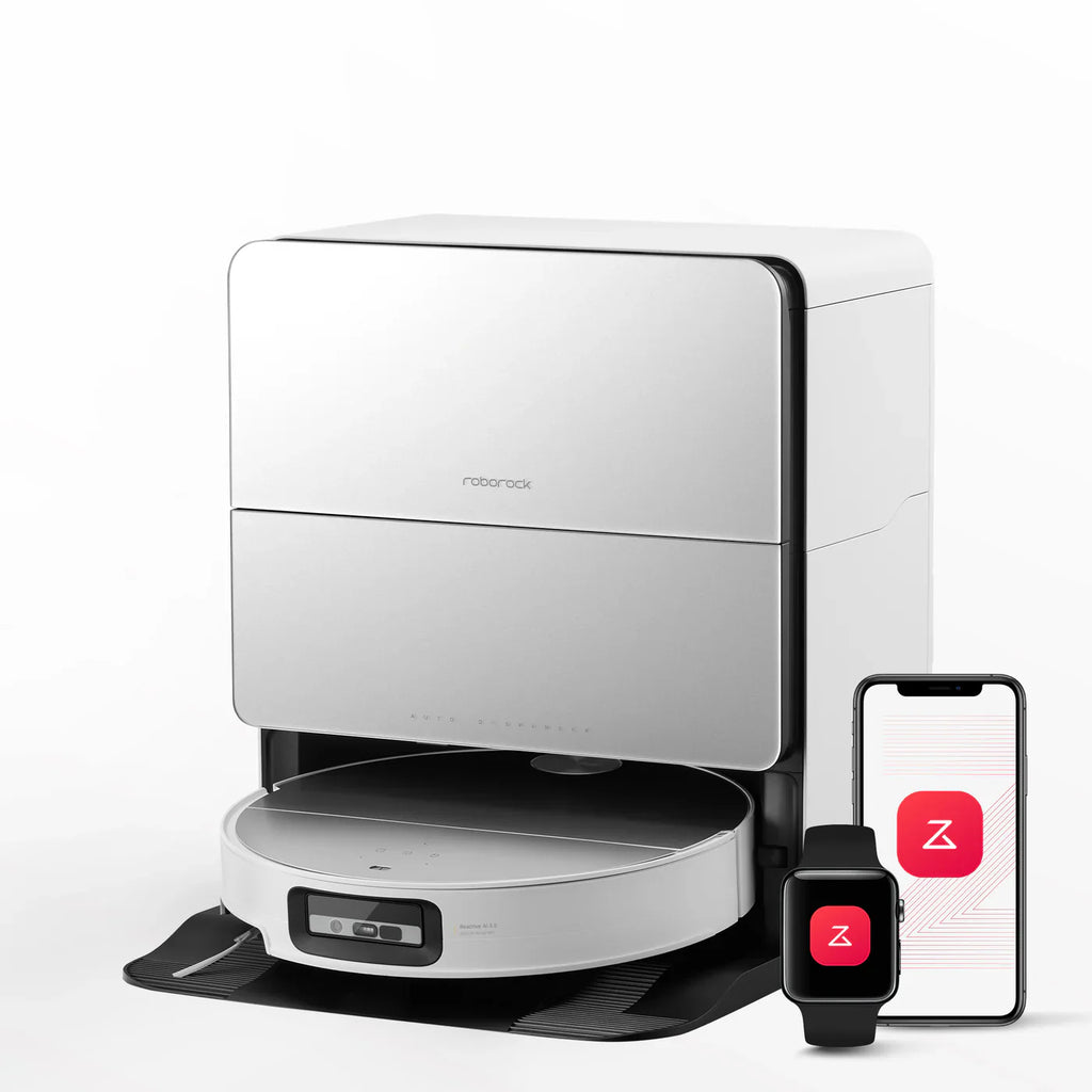 Roborock Saros 10 ( S8 MaxV Ultra amélioré ) robot aspirateur laveur avec station d’accueil multifonctionnelle RockDock® Ultra