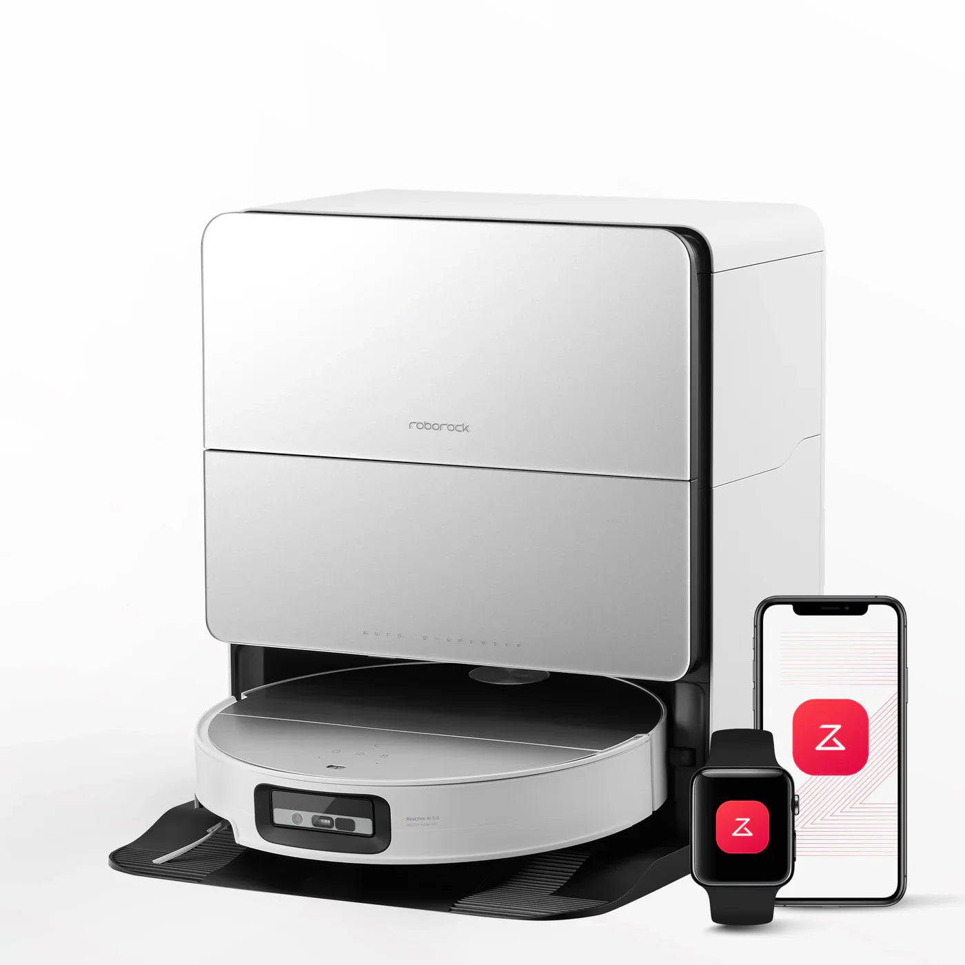 Roborock Saros 10 ( S8 MaxV Ultra amélioré ) robot aspirateur laveur avec station d’accueil multifonctionnelle RockDock® Ultra